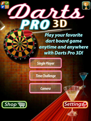 【免費遊戲App】Darts Pro 3D-APP點子