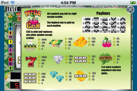 Mega Cash Slot Machine screenshot 3