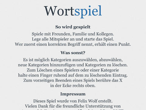 【免費遊戲App】Wortspiel - Ein Gesellschaftsspiel-APP點子