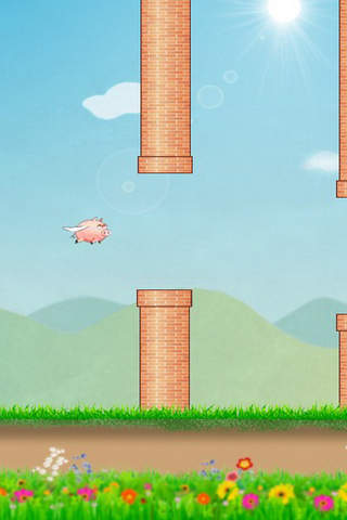 Flappy Pig (free) screenshot 3