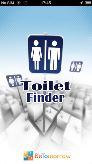 Restroom bathroom toilet finder