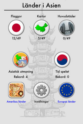 Asian Countries & Middle East - Flags and Capitals screenshot 3