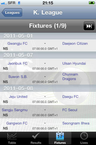 Football K. League - National League [Corée du Sud] screenshot 4