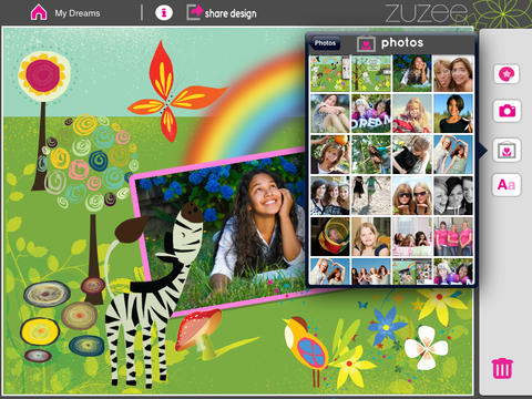 My Dreams Collage & Photo Scrapbook Design by Zuzee screenshot 2