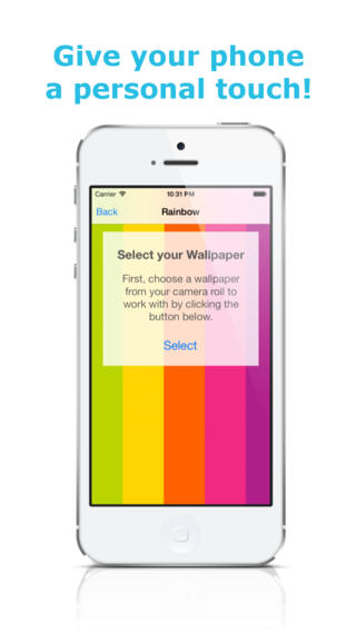 免費下載生活APP|Rainbow - Design Custom Wallpapers to Create the Effect of a Colored Dock and Status Bar (iPhone and iPod Touch Edition) app開箱文|APP開箱王