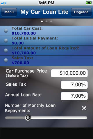 My Car Loan Lite screenshot 3