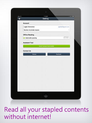 Justaple for iPad screenshot 4
