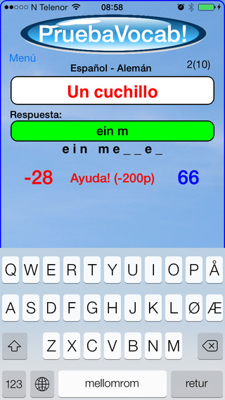 【免費教育App】PruebaVocab!-APP點子