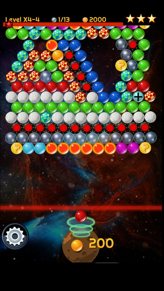 【免費遊戲App】Space Bubble Shooter Free-APP點子