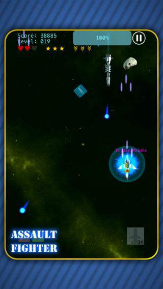 【免費遊戲App】Assault Fighter Versus Invaders From The Galaxy-APP點子