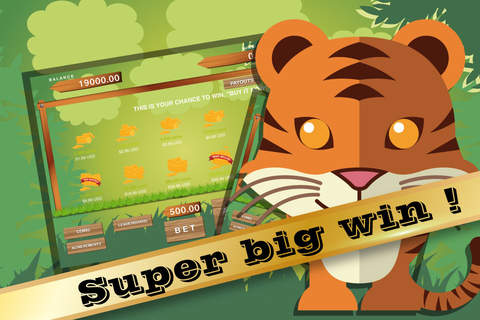 777 Amazon Jungle Slot : Spin the Zookeeper wheel & Get the Puma Prize Bonus screenshot 4