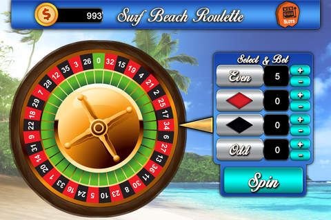 AAA Aabes Surf Beach Slots (Roulette & Blackjack) screenshot 2