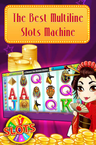 Wheel of Luck Slots -by Casino Fortune- Online casino game machines! screenshot 4
