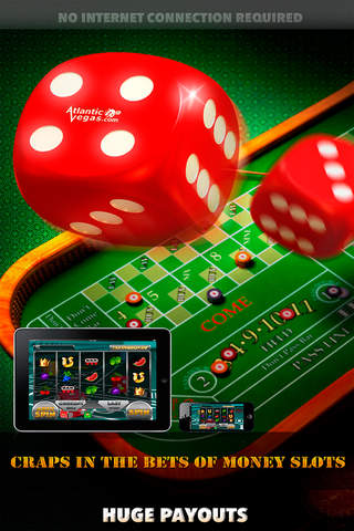 Craps in the Bets of Money Slots - FREE Casino Machine For Test Your Lucky, Win Bonus Coins In This Fabulous Machine screenshot 2