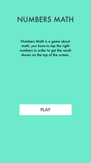 Numbers Math