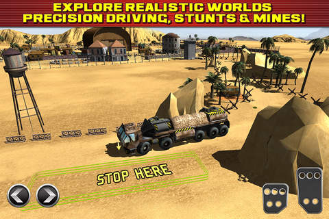 Army Truck Car Parking Simulator - Real Monster Tank Driving Test Racing Run Race Games screenshot 4
