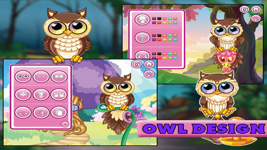 Owl Dress Up - Free Game