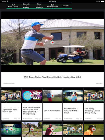 【免費運動App】Golf News & Tour Ranking - GolfTube Plus --APP點子