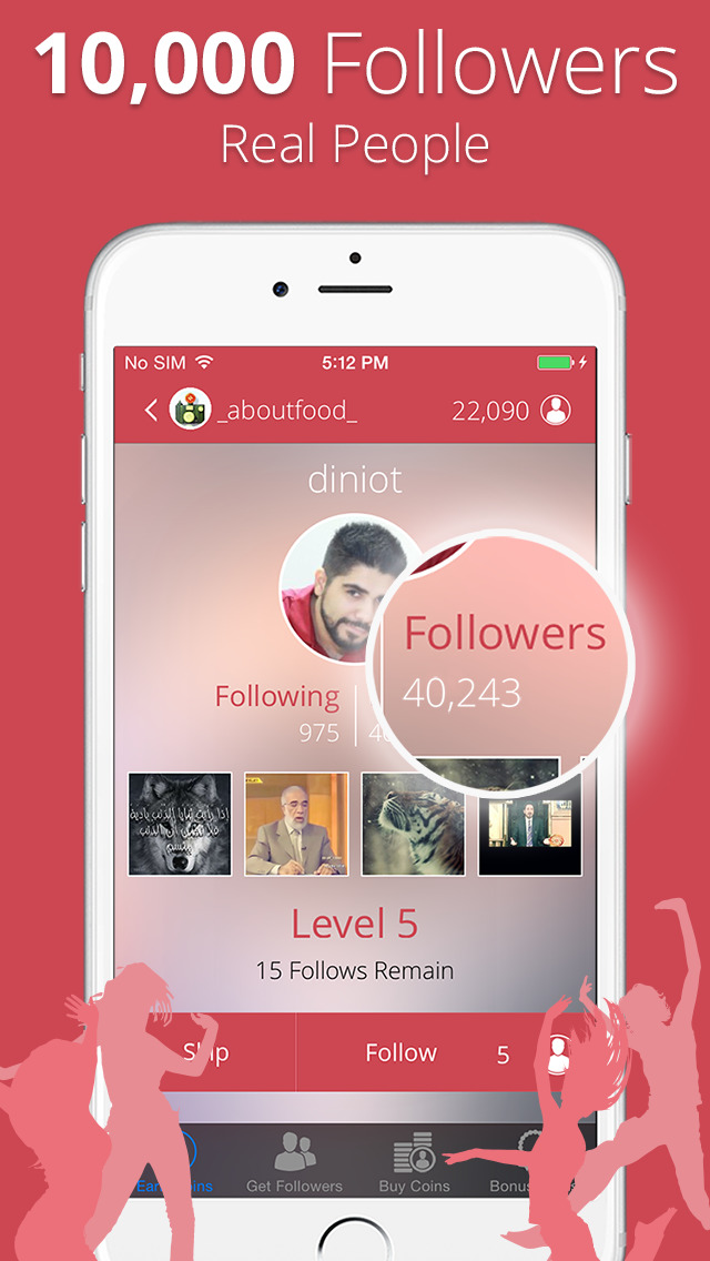 InstaFollow - Get 5000 More Followers on Instagram (ios)
