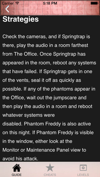免費下載書籍APP|Free Cheats Guide for Five Nights at Freddy’s 3 app開箱文|APP開箱王
