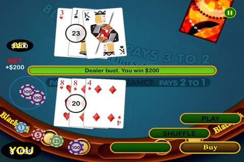 All In Blackjack Winter Rich-es Party - Hit it Big Jackpots & Win Gold Chips Pro screenshot 2