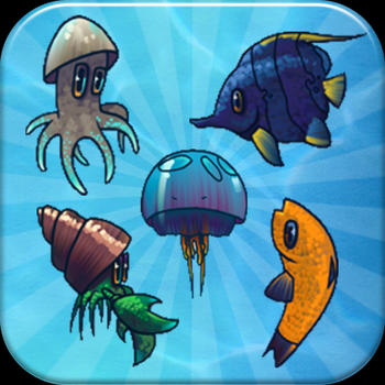 Aquarium Pairs - Match fish and marine heroes puzzle LOGO-APP點子