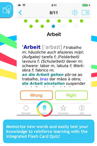 Portuguese <-> German Slovoed Classic talking dictionary screenshot 4