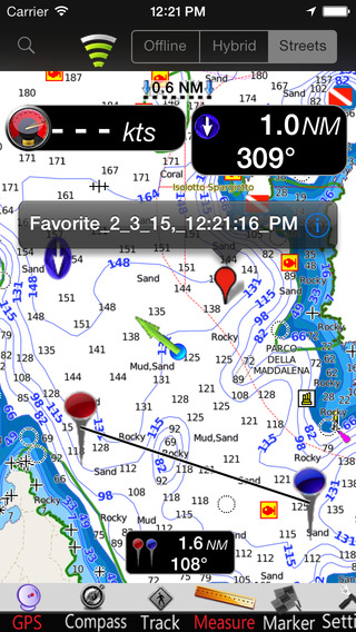Corse GPS Nautical charts