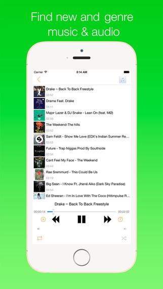 SCPlayer+ Free Music Streaming Playlist manager for SoundCloud®