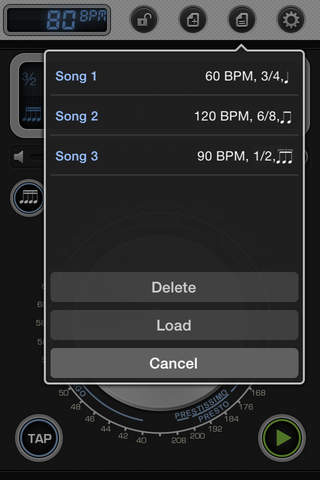 Metronome 9 - Tempo & Setlists screenshot 4