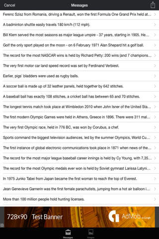 Sports Facts Images & Messages / Latest Facts / General Knowledge Facts / Unknown Facts screenshot 3