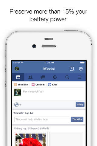 9Social for Facebook - Lock, multiple accounts, page management tool for Facebook screenshot 3