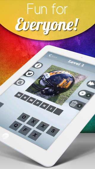 【免費遊戲App】College Football Team Quiz - Guess the NCAA Football Helmets-APP點子