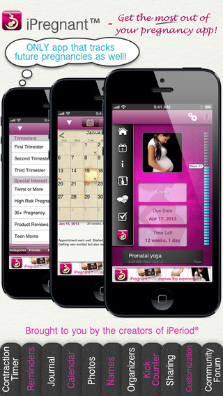 iPregnant Pregnancy Tracker Free iPeriod's Pregnancy Companion