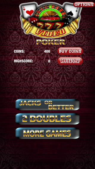 Video Poker - Jacks or Better Casino Cards Edition