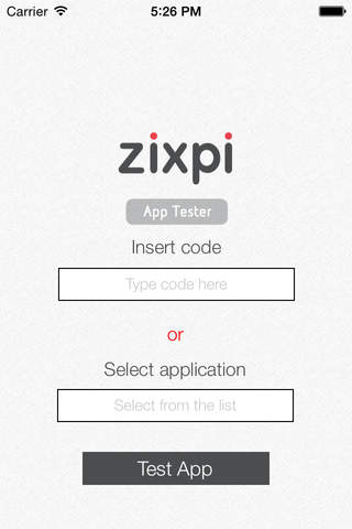 zixpi app tester screenshot 2