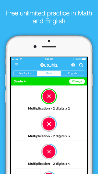 Outwhiz - Practice Math and English for Free