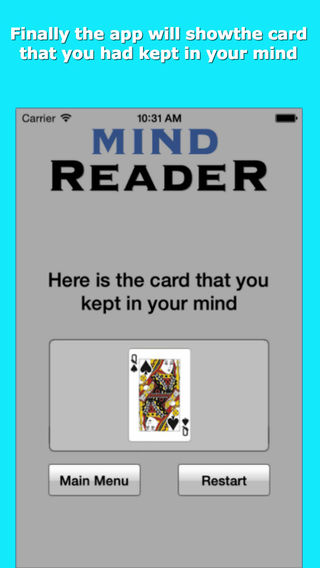 【免費娛樂App】Mind Reader - Cards-APP點子