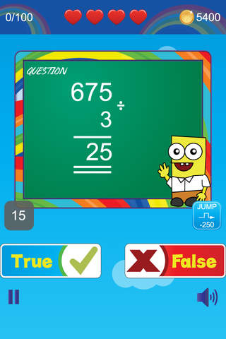 Math Quizzes with SpongeBob SquarePants version (Practice Problems & Tests) screenshot 4