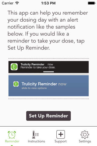 Trulicity Reminder screenshot 2