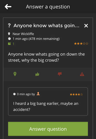 askaround.io - Anonymously ask questions and receive answers from users nearby. screenshot 3