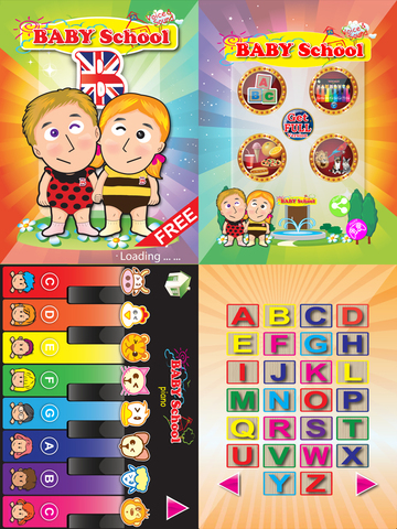 Baby School -Sound Voice Card Flash Card Piano Words Card Free for iPad