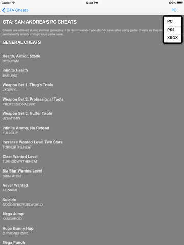 【免費書籍App】Guide for Grand Theft Auto - Cheats for All GTA Games!!-APP點子