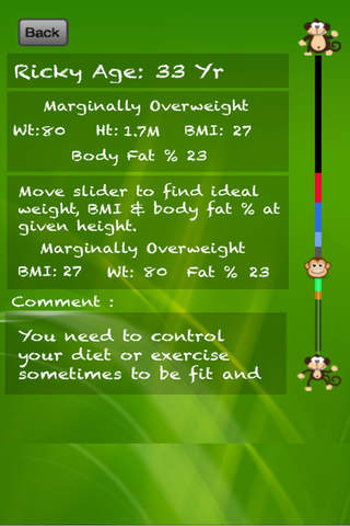 BMI,Fat Calculator screenshot 4