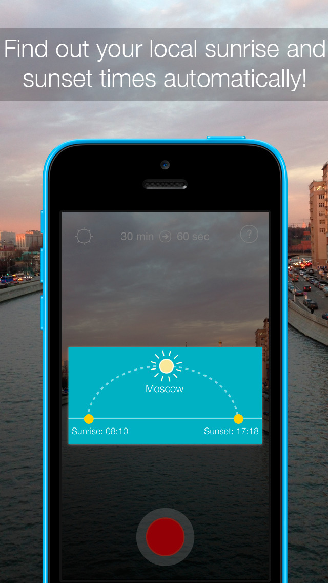 InstaSun — shoot time-lapse videos of sunsets and sunrises!