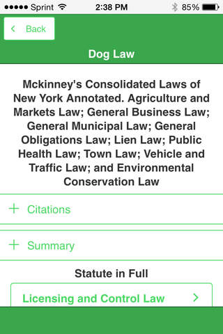 NYS Animal Law screenshot 3