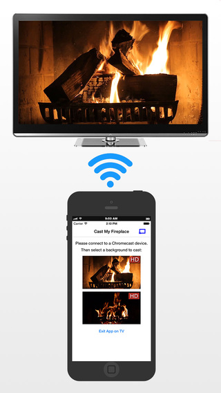 Fireplace for Chromecast