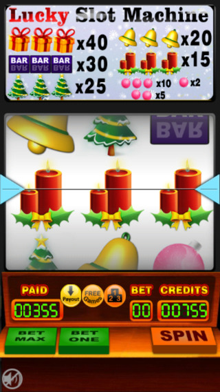 【免費遊戲App】A Christmas Spirit Slots 2014 – And Happy Holidays 2015-APP點子