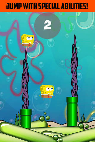 Jumpy Sea - SpongeBob Version screenshot 3