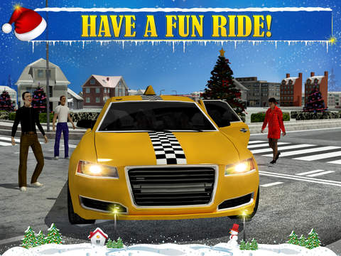 【免費遊戲App】Christmas Taxi Duty 3D-APP點子